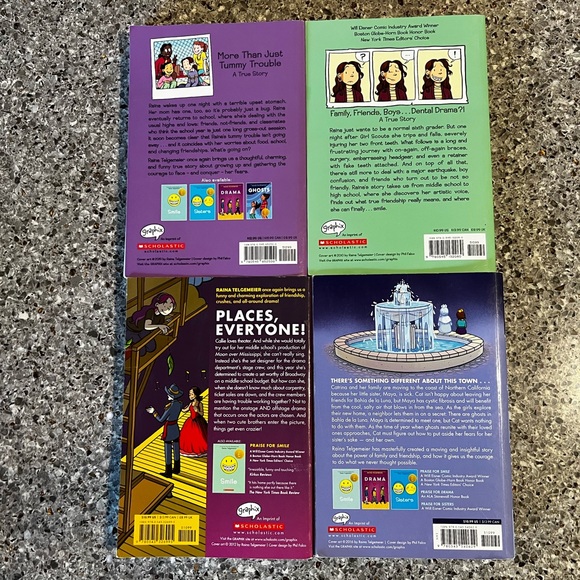Bundle of 4 Raina Telgemeier Books - Picture 3 of 3